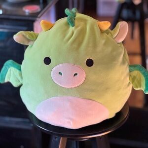 Squishmallows Green Dragon Dexter Plush Toy 12”